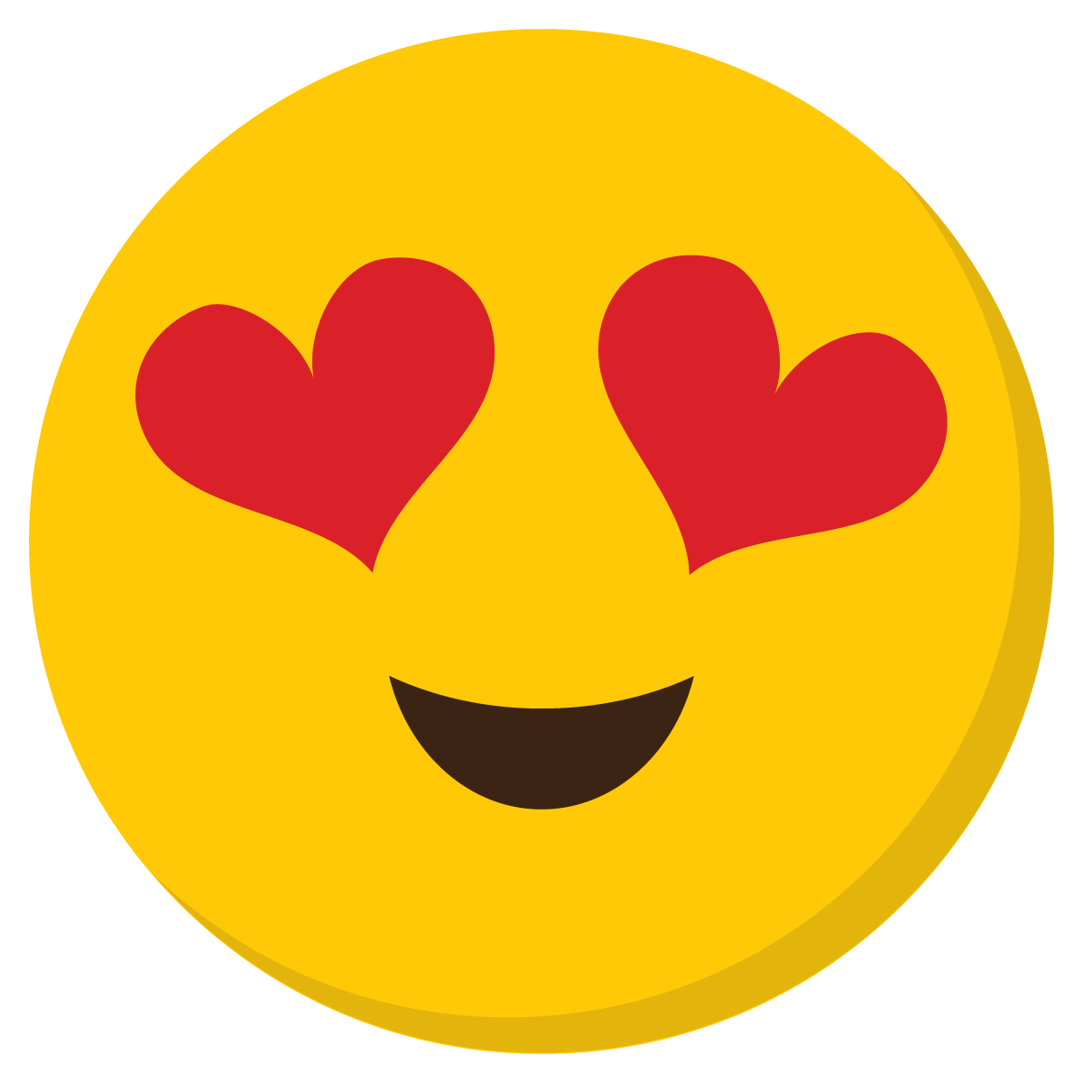 Icons - Emoji Face - In Love Heart Eyes