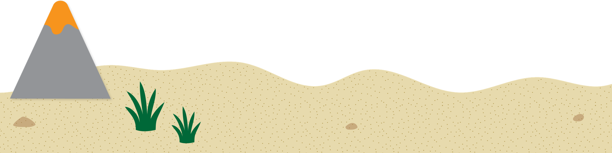 backgrounds - bottom - dinosaurs landscape volcano