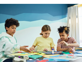Children Doing Art Projects