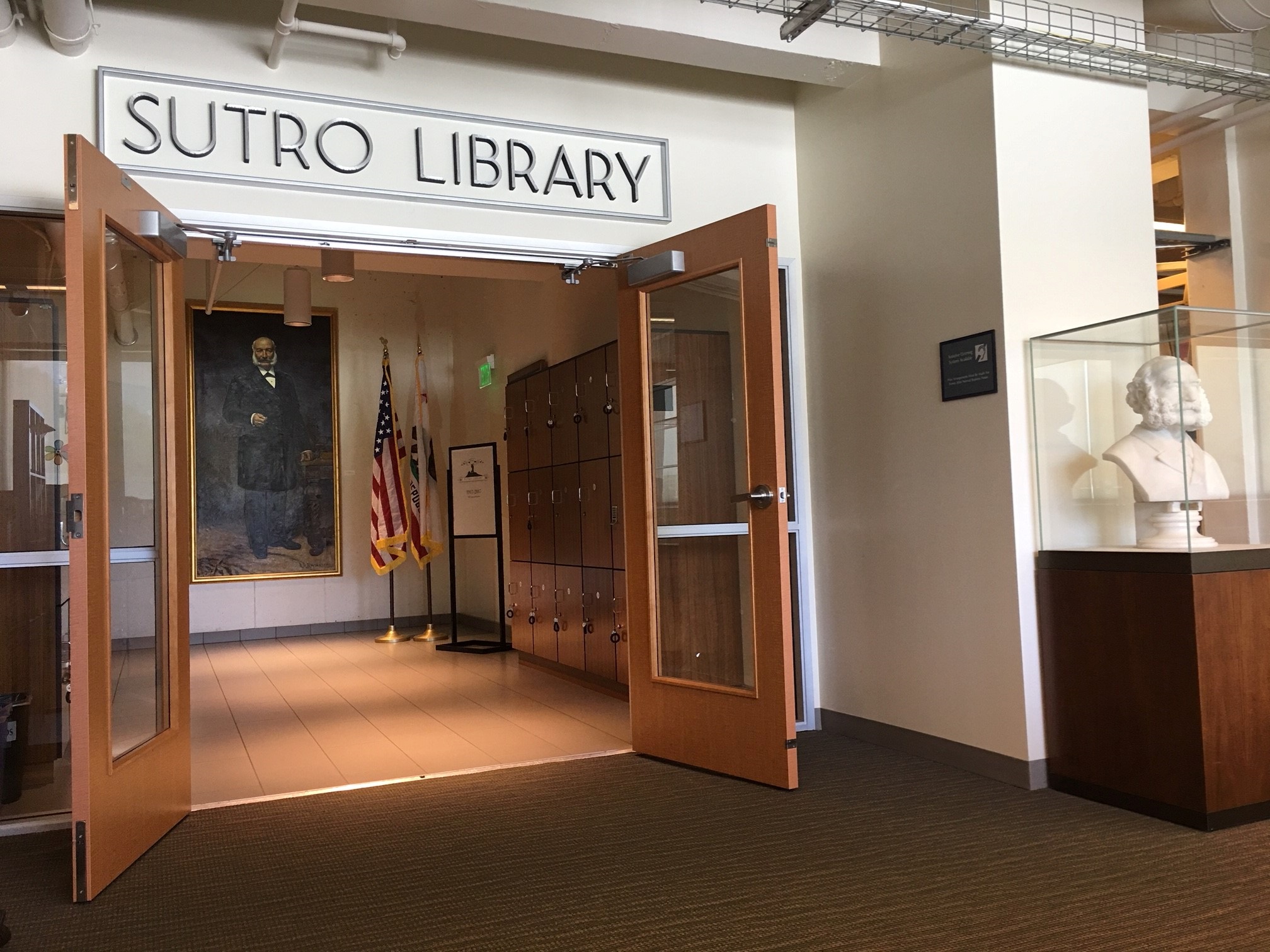Entrance Sutro Library San Francisco