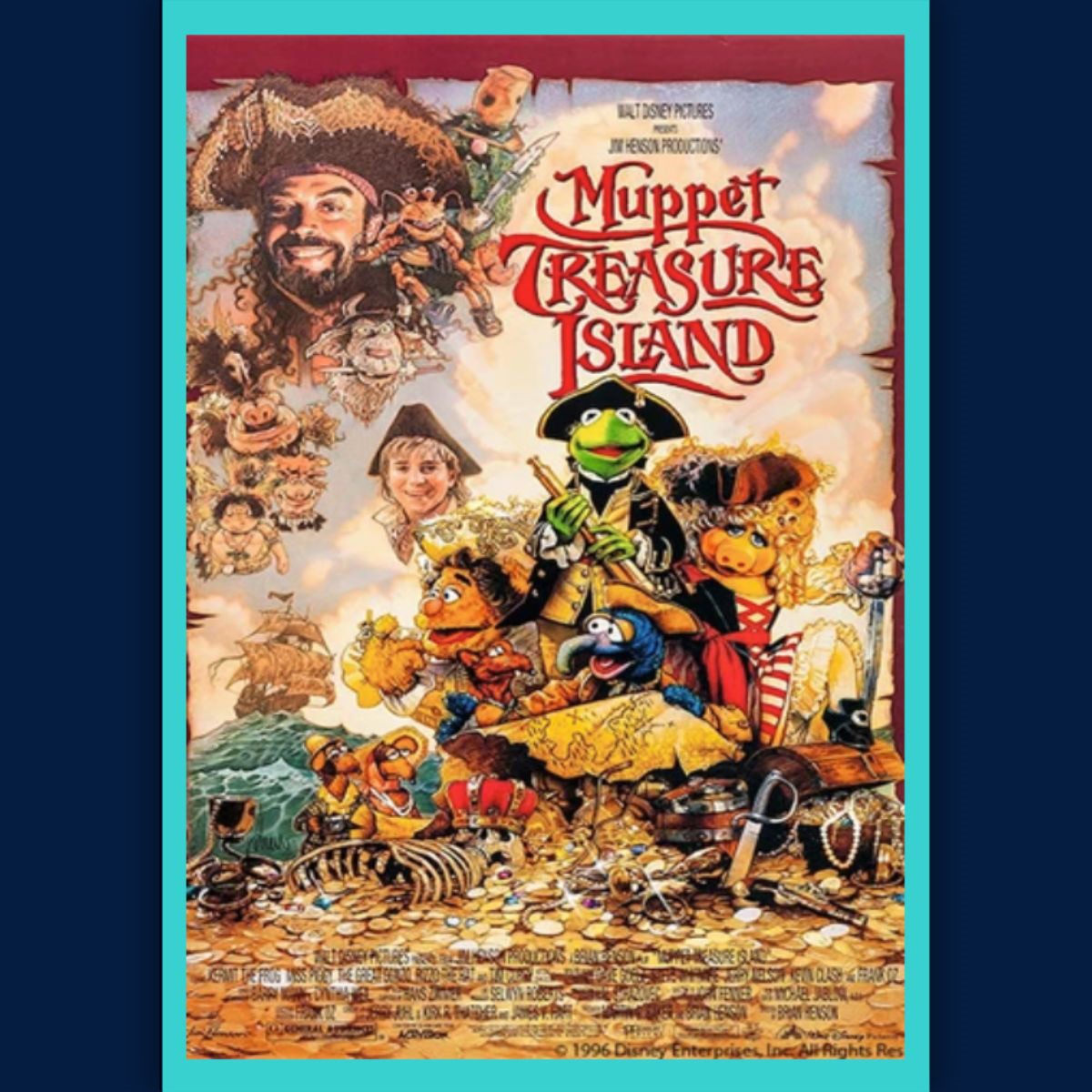 DVD cover Muppet Treasure Island