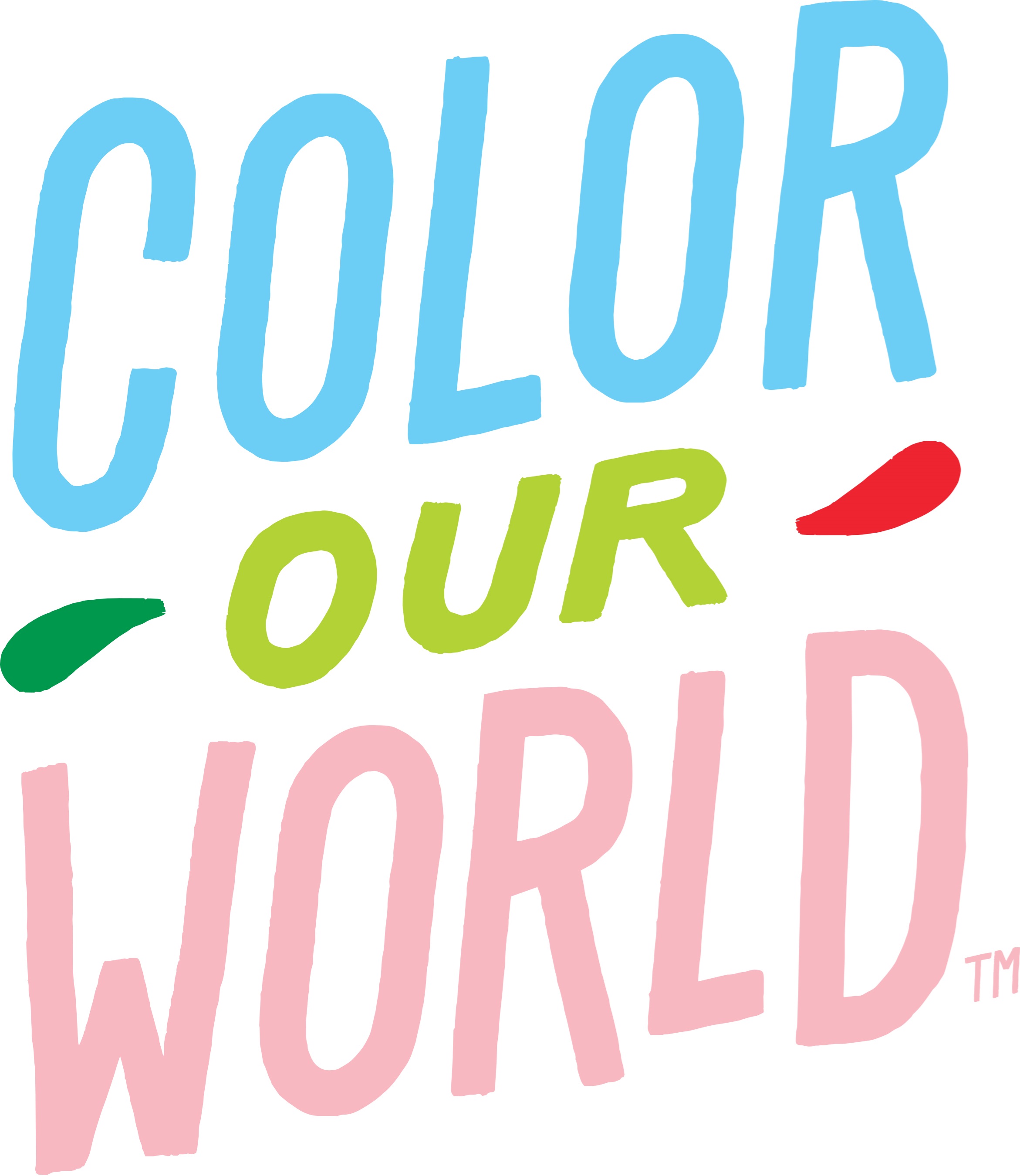 Color Our World, Summer Reading Logo