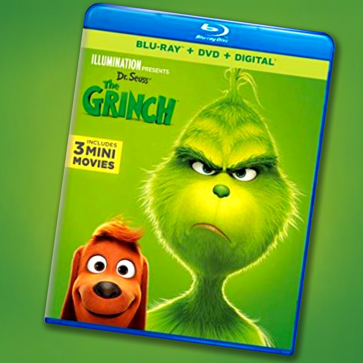 The Grinch DVD and Blu-Ray which can be found in our catalog.