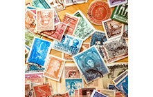 small pile of old stamps