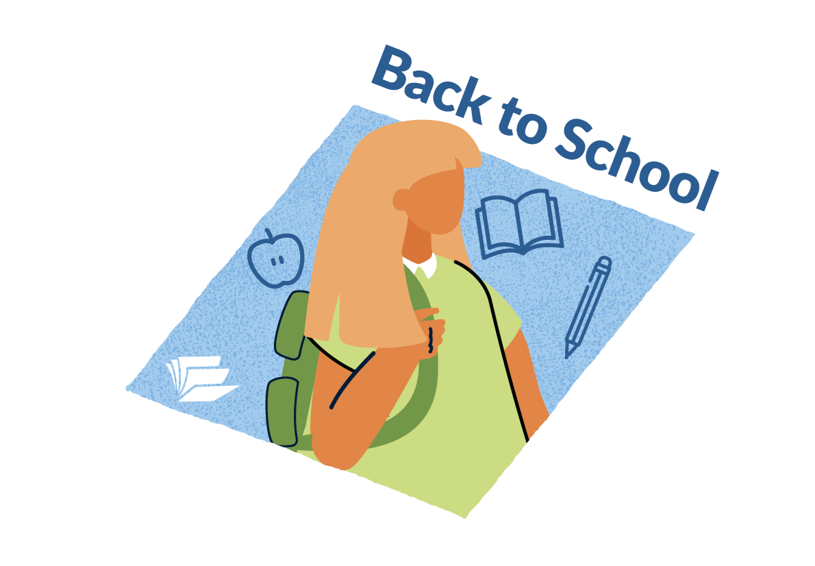 Image reads: Career Development Literacy Month.  Image depicts a green strong man surrounding by a floating lunch pail and hard hat.