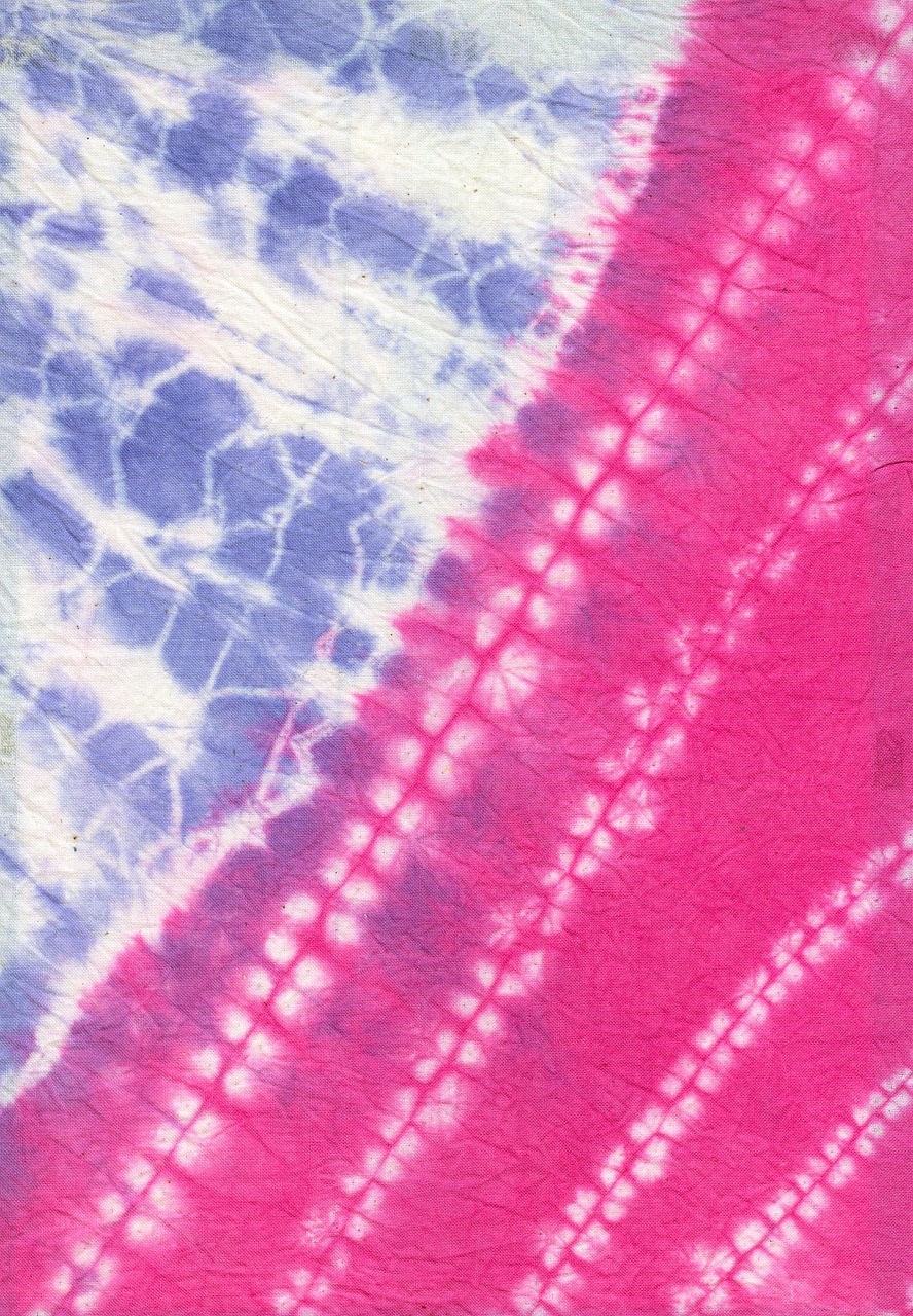 purple and pink tie dye fabric