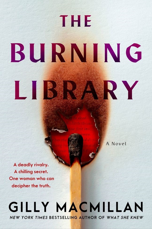 Cover of The Burning Library by Gilly Macmillan