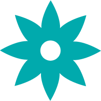 Icons - Single Flower - Teal